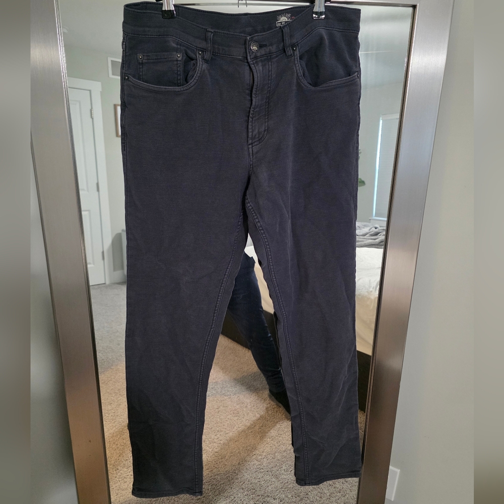Faherty Charcoal Denim Pants